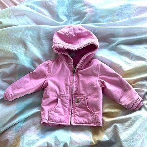 Pink carhartt toddler jacket